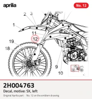 Dekor, Motiv: SX, links
