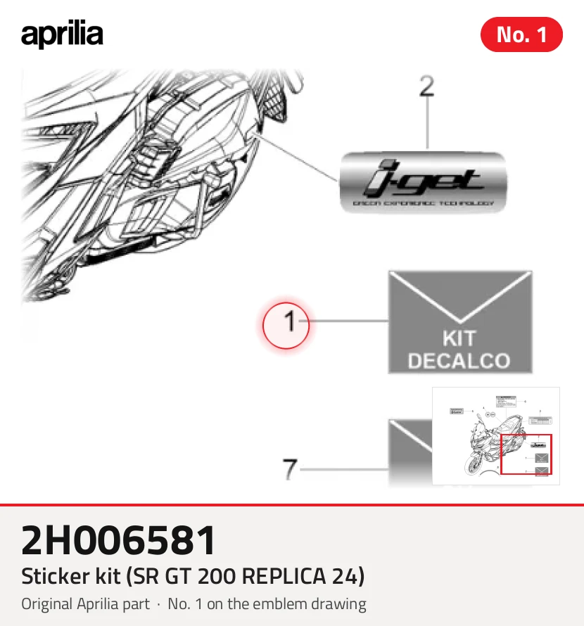 Stickerkit (sr GT 200 replica 24)
