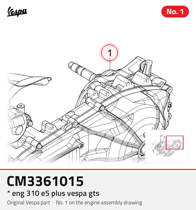 * ENG 310 E5 PLUS VESPA GTS