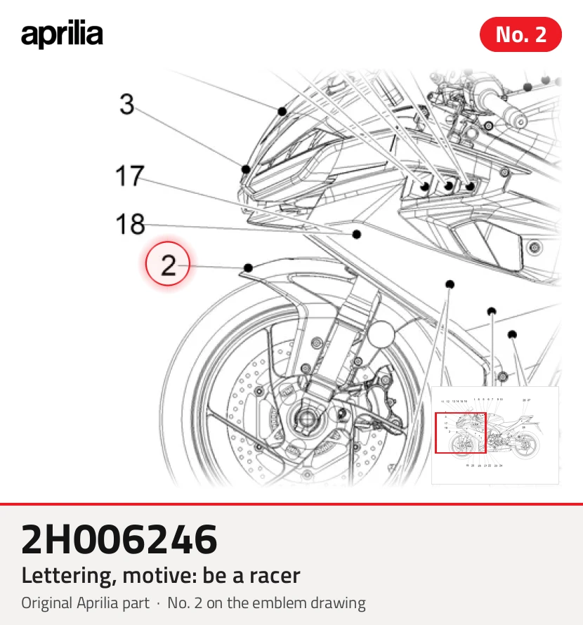 Inscription, Motif: be a racer