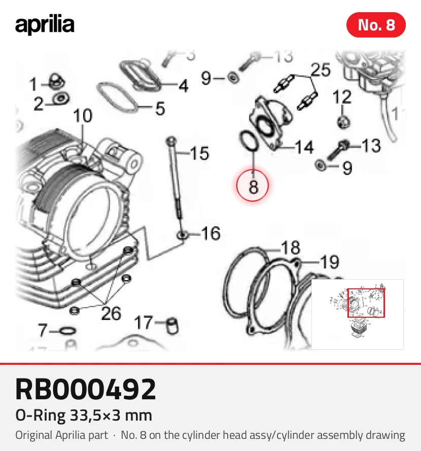 O-Ring 33,5×3 mm
