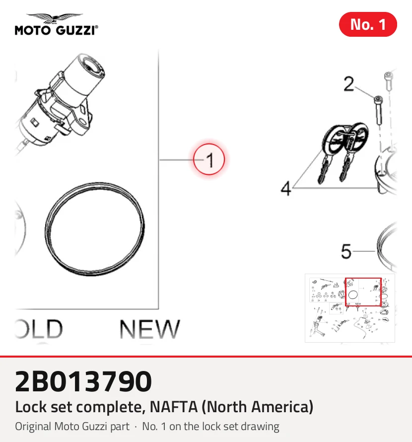 Jeu de serrures complet, nafta (amérique du nord)