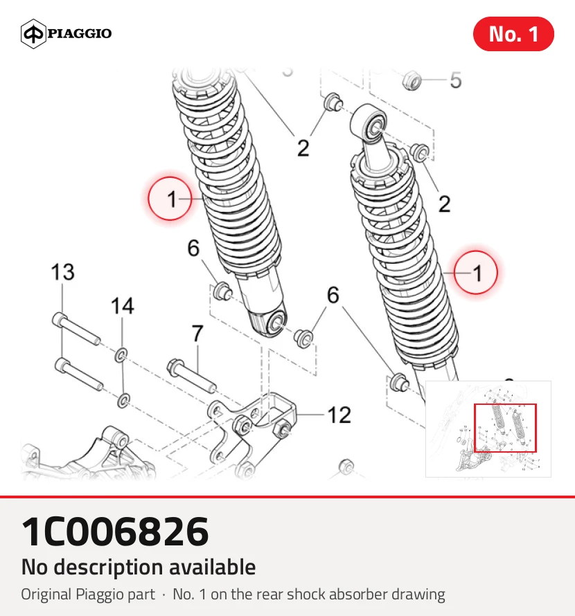 Rear shock absorber