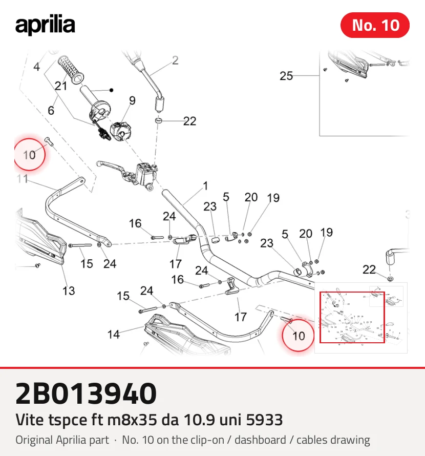 Schroef tspce ft M8X35 vanaf 10.9 UNI 5933