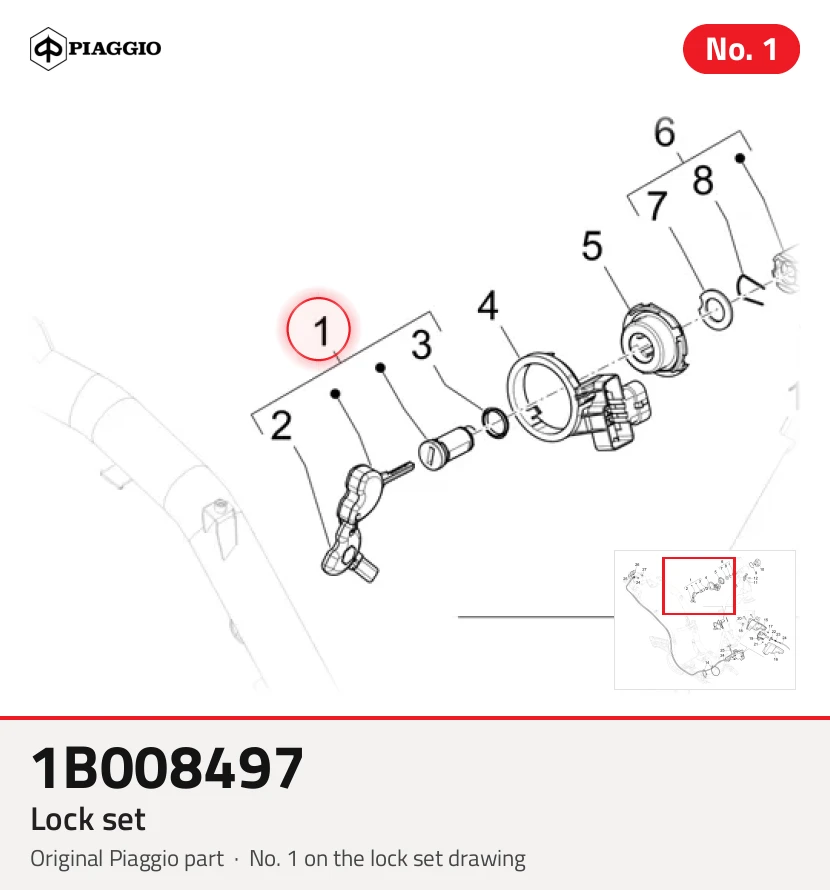 Jogo de fechaduras