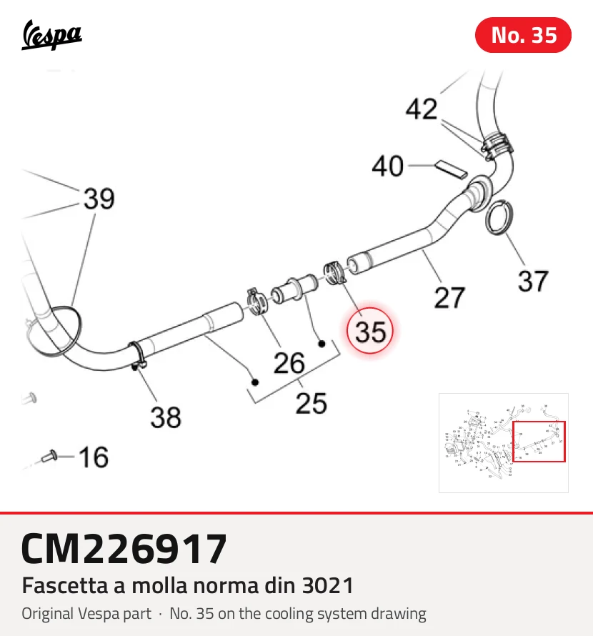 Fasetta A Molla Norma Din 3021
