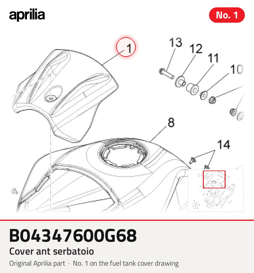 Okładka ant serbatoio