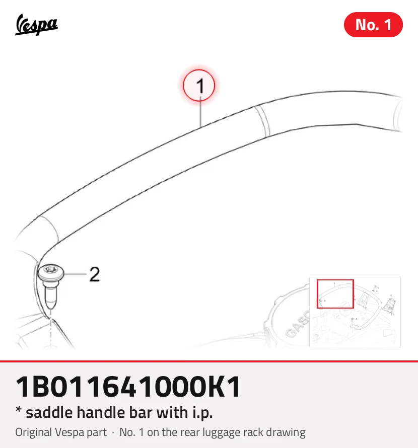 * SADDLE HANDLE BAR WITH I.P.