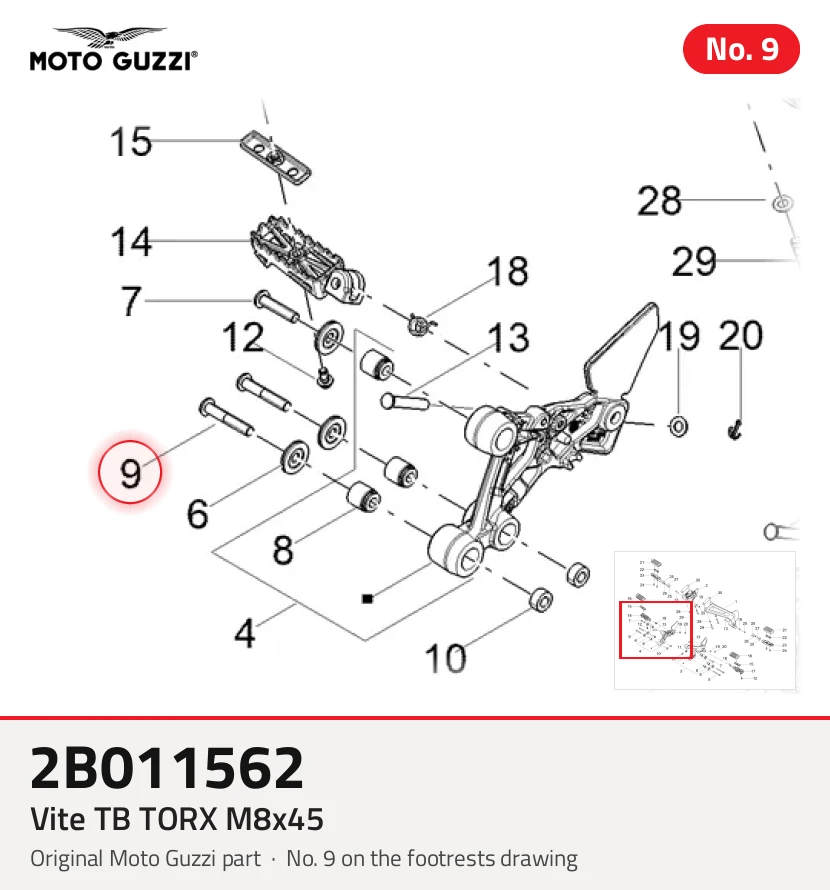 Vite TB TORX M8x45