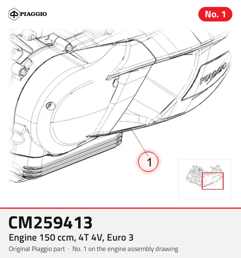 Motor completo 150 cc 4str/4v