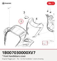 * Coperchio del manubrio frontale