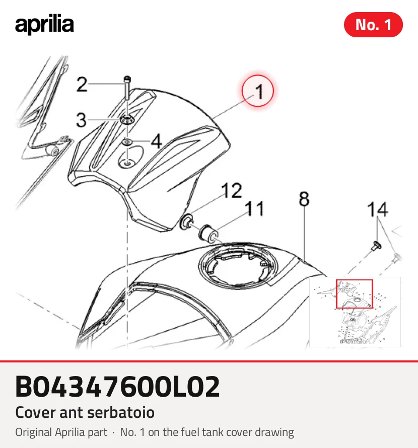 Okładka ant serbatoio