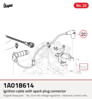 Zündkabel mit Zündkerzenstecker