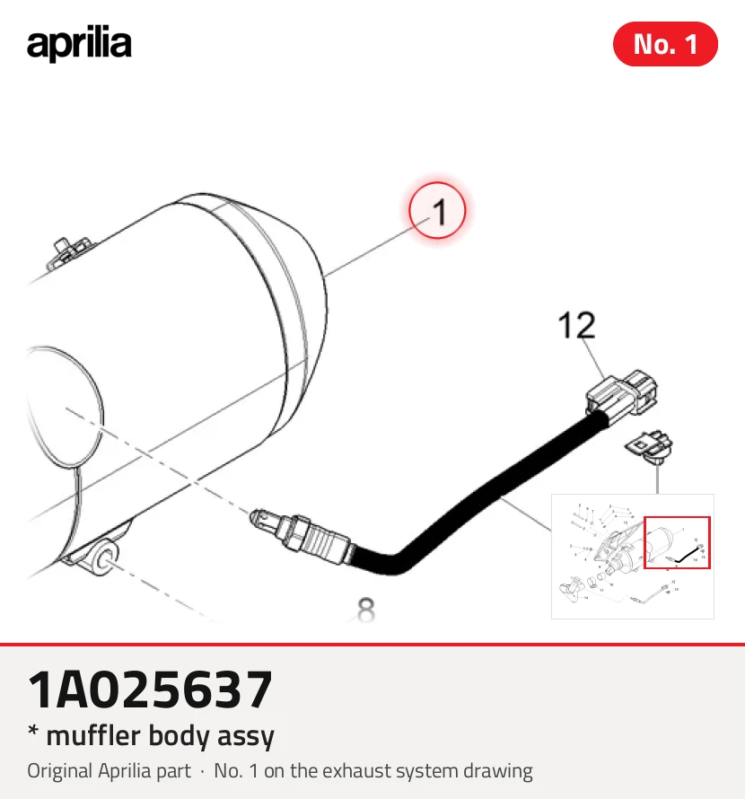 * Schalldämpfer Körper Assy