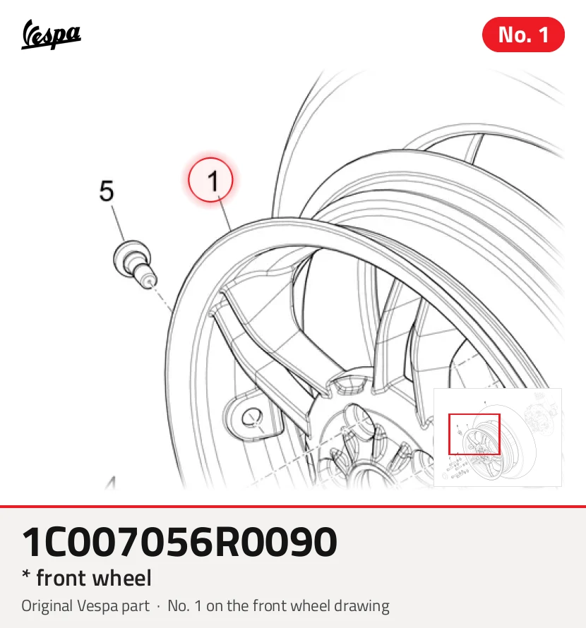 * FRONT WHEEL