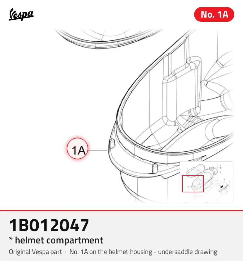 * Compartimento de casco