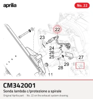 Sonda Lambda C/Proteezione A Spirale