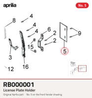 Soporte de matrícula
