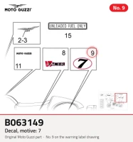 Autocollant, Motif: 7