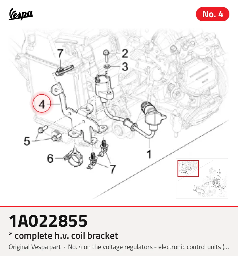 * Compléter H.V. support de bobine