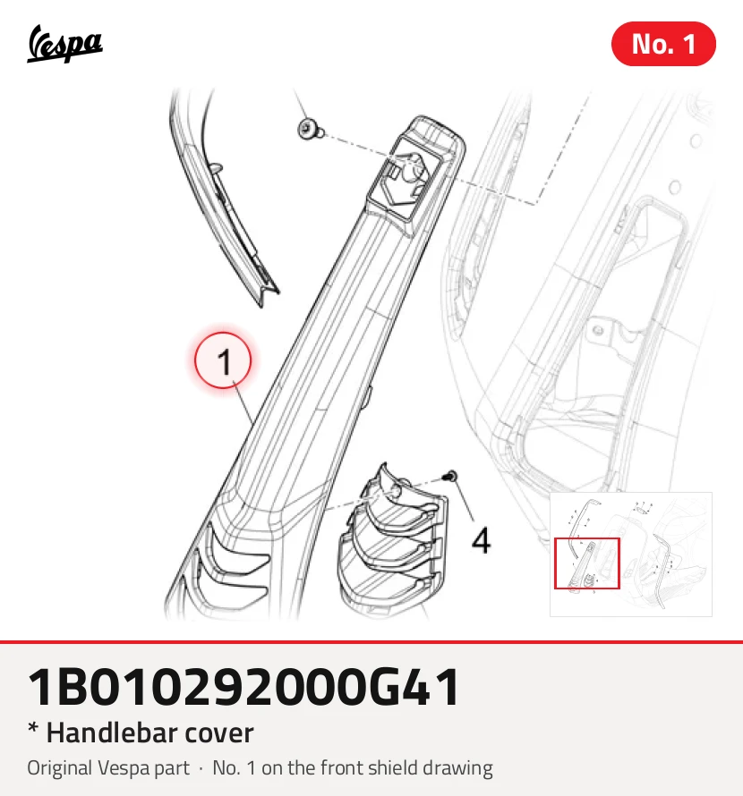 * Lenkerabdeckung