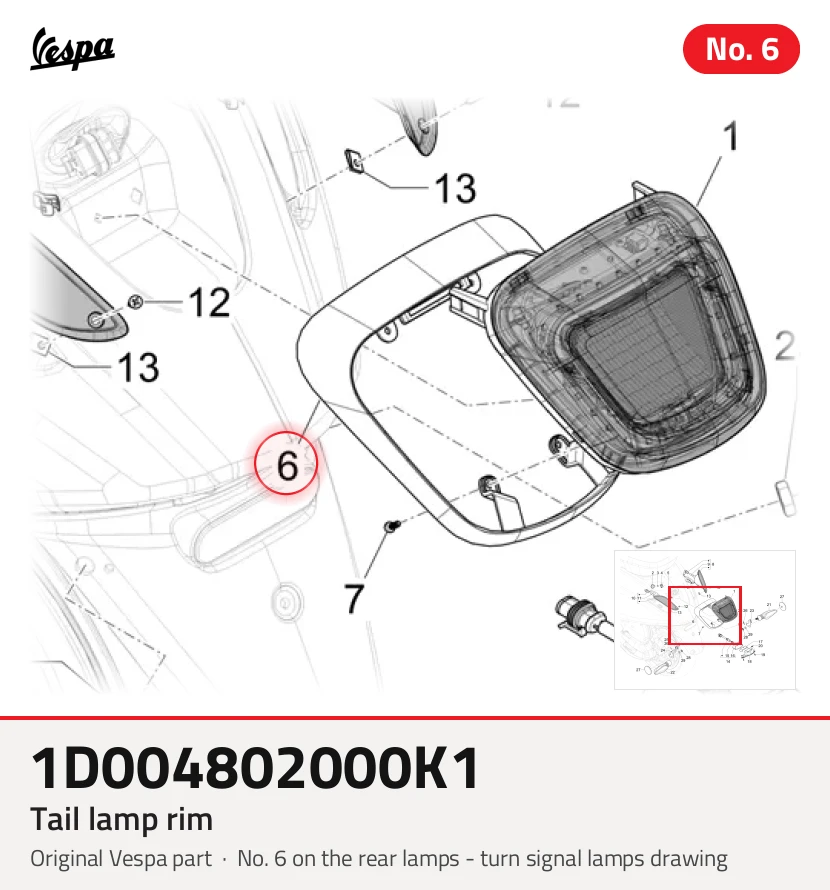 TAIL LAMP RIM
