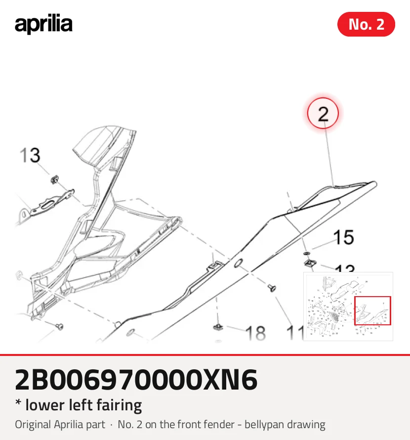 * LOWER LEFT FAIRING