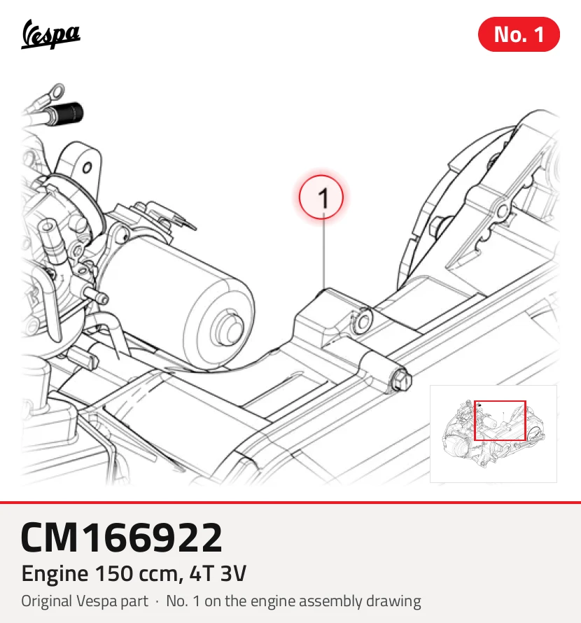 Moteur 150 ccm, 4T 3V