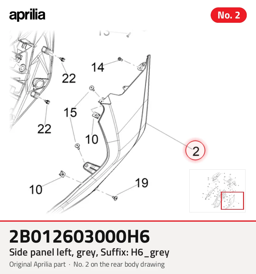 Seitenteil links, grau, Zusatz: H6_grey