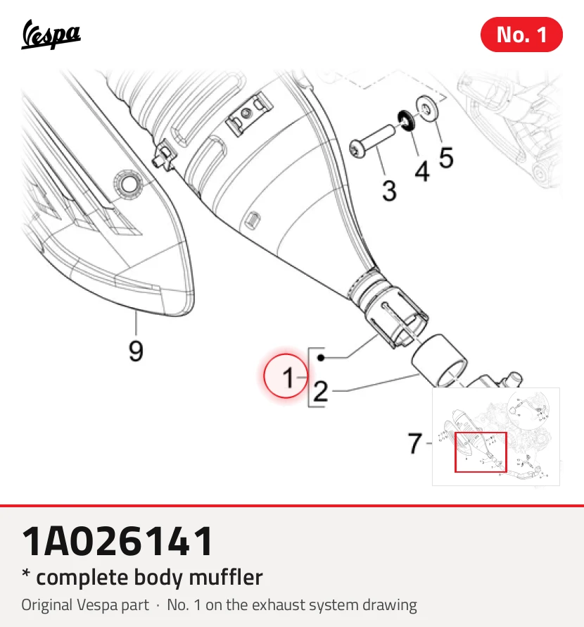 * Muffler completa del corpo