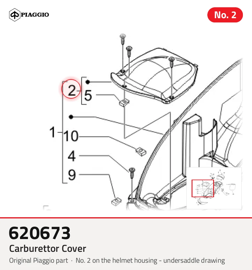 Couvercle carburateur