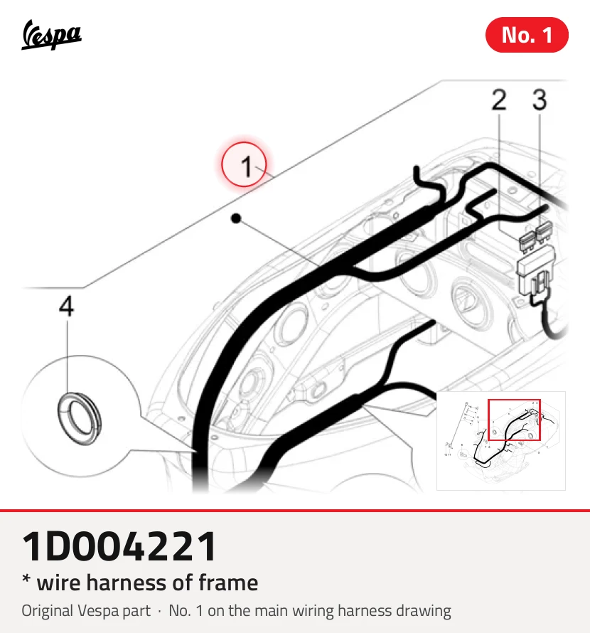 * WIRE HARNESS OF FRAME
