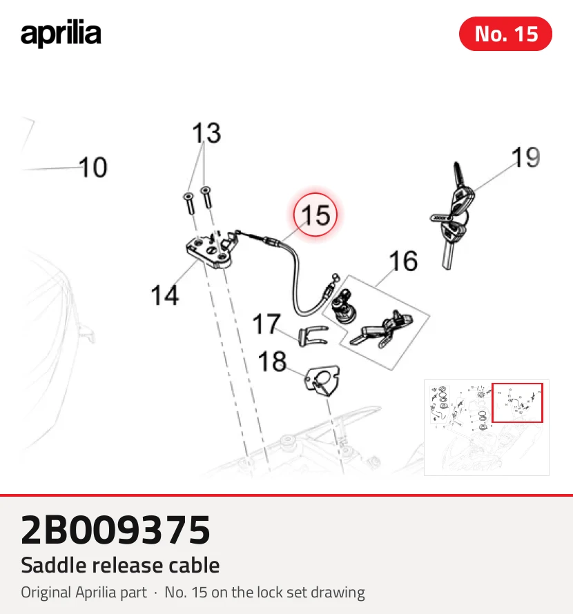 Kabel do zwalniania siodełka
