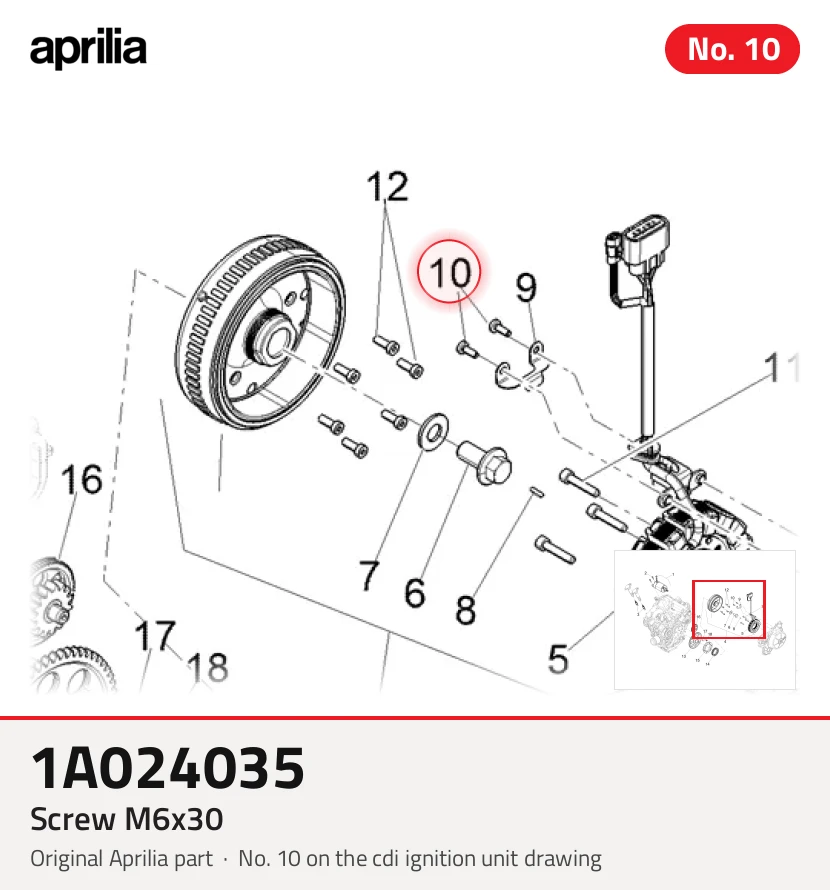 Tornillo M6X30