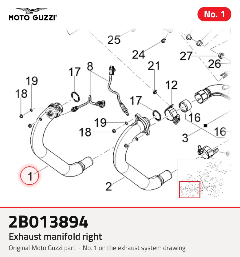 Exhaust manifold right