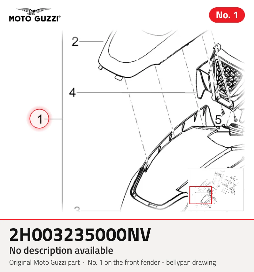 Front mudguard, black