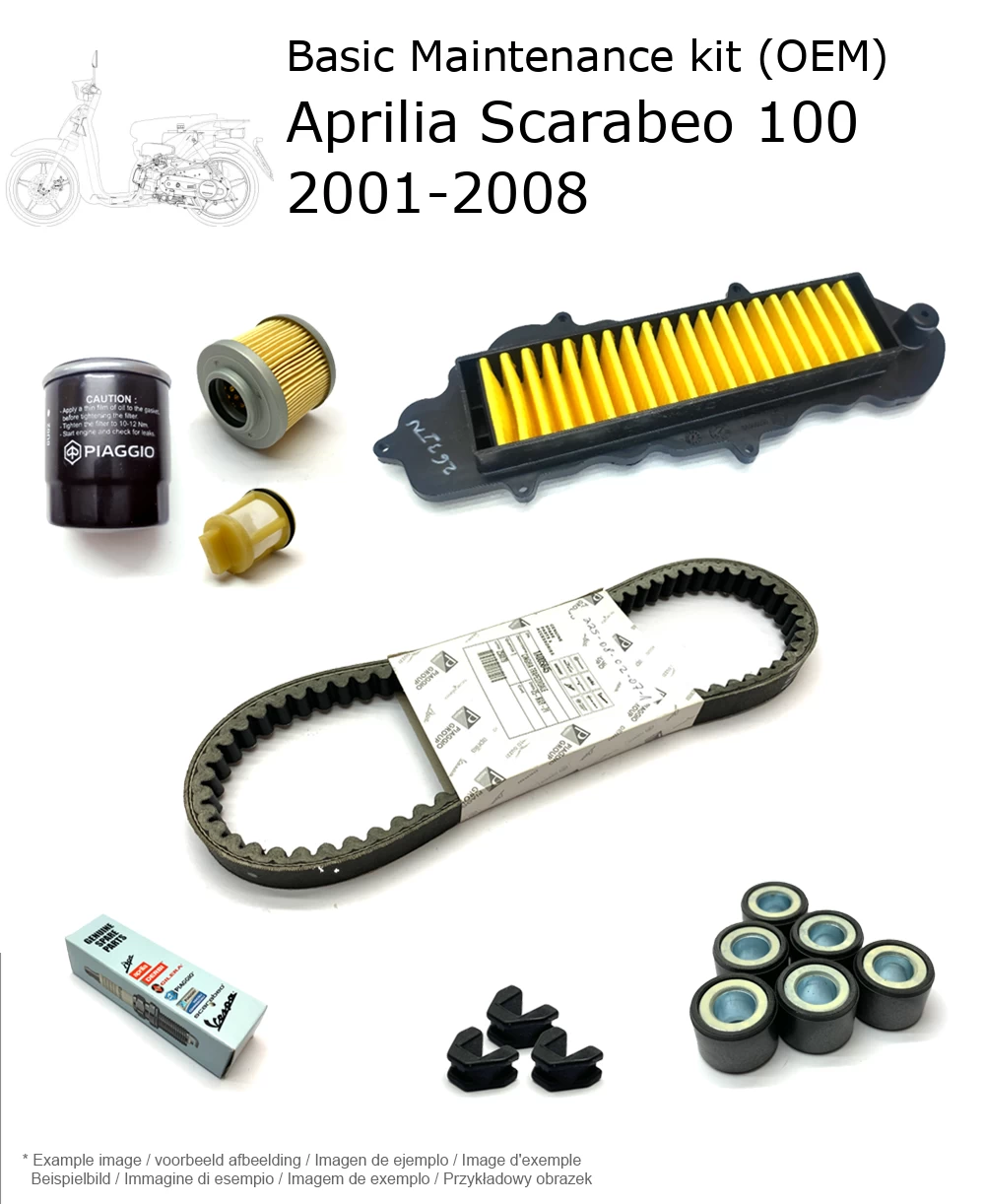 Wartungskit (OEM) Aprilia Scarabeo 100 2001-2008