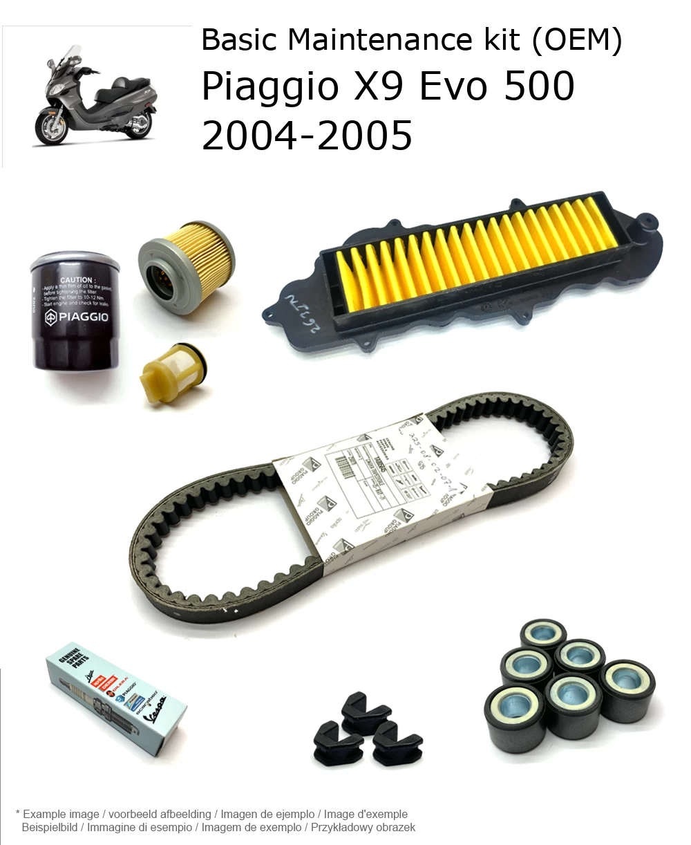Wartungskit (OEM) Piaggio X9 Evo 500 2004-2005