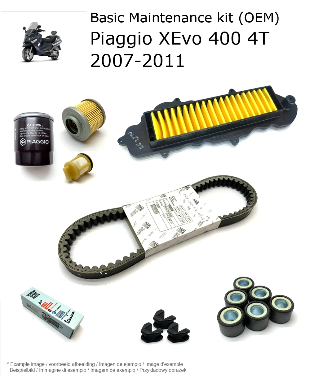 Wartungskit (OEM) Piaggio XEvo 400 4T 2007-2011