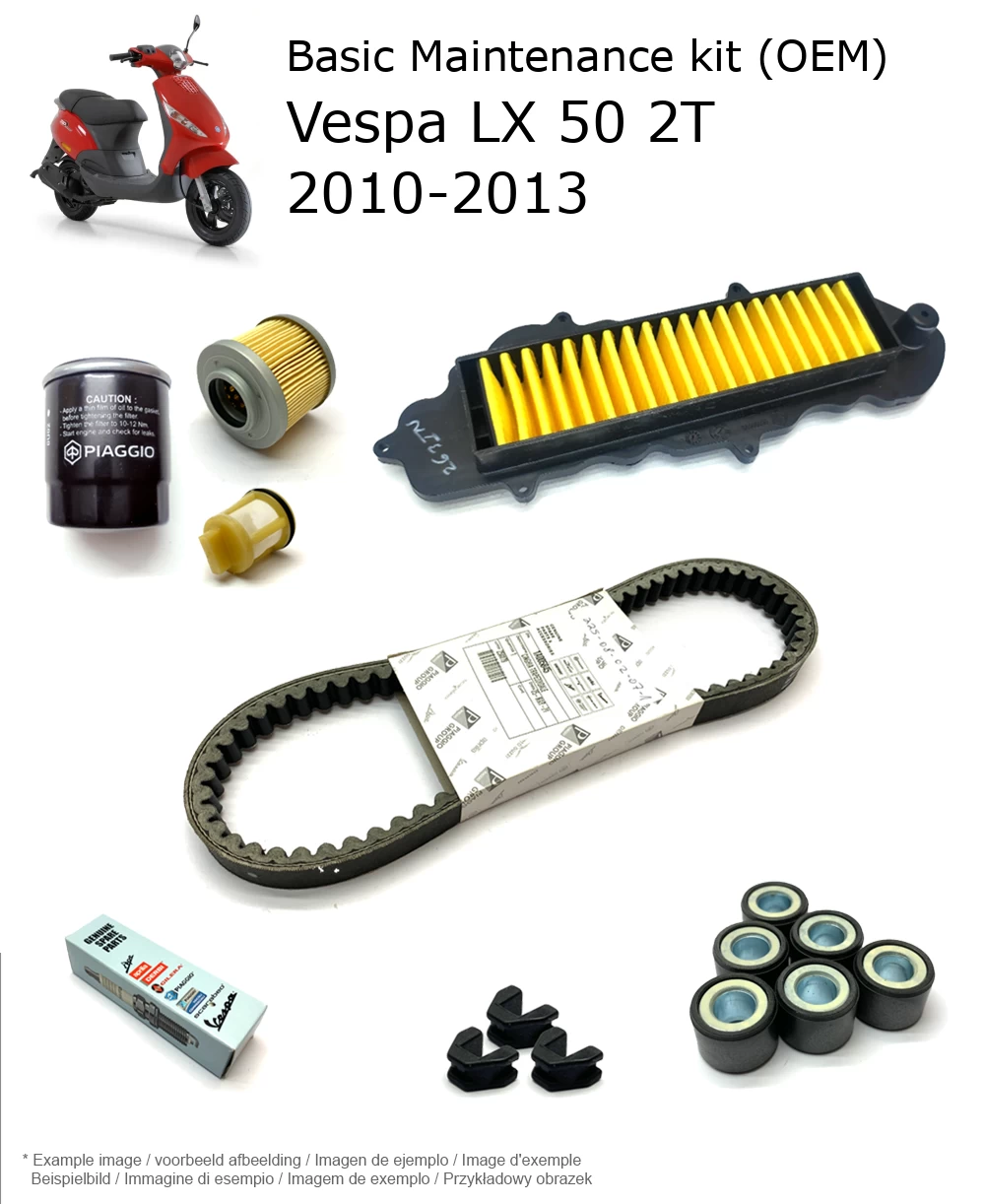 Wartungskit (OEM) Vespa LX 50 2T 2010-2013