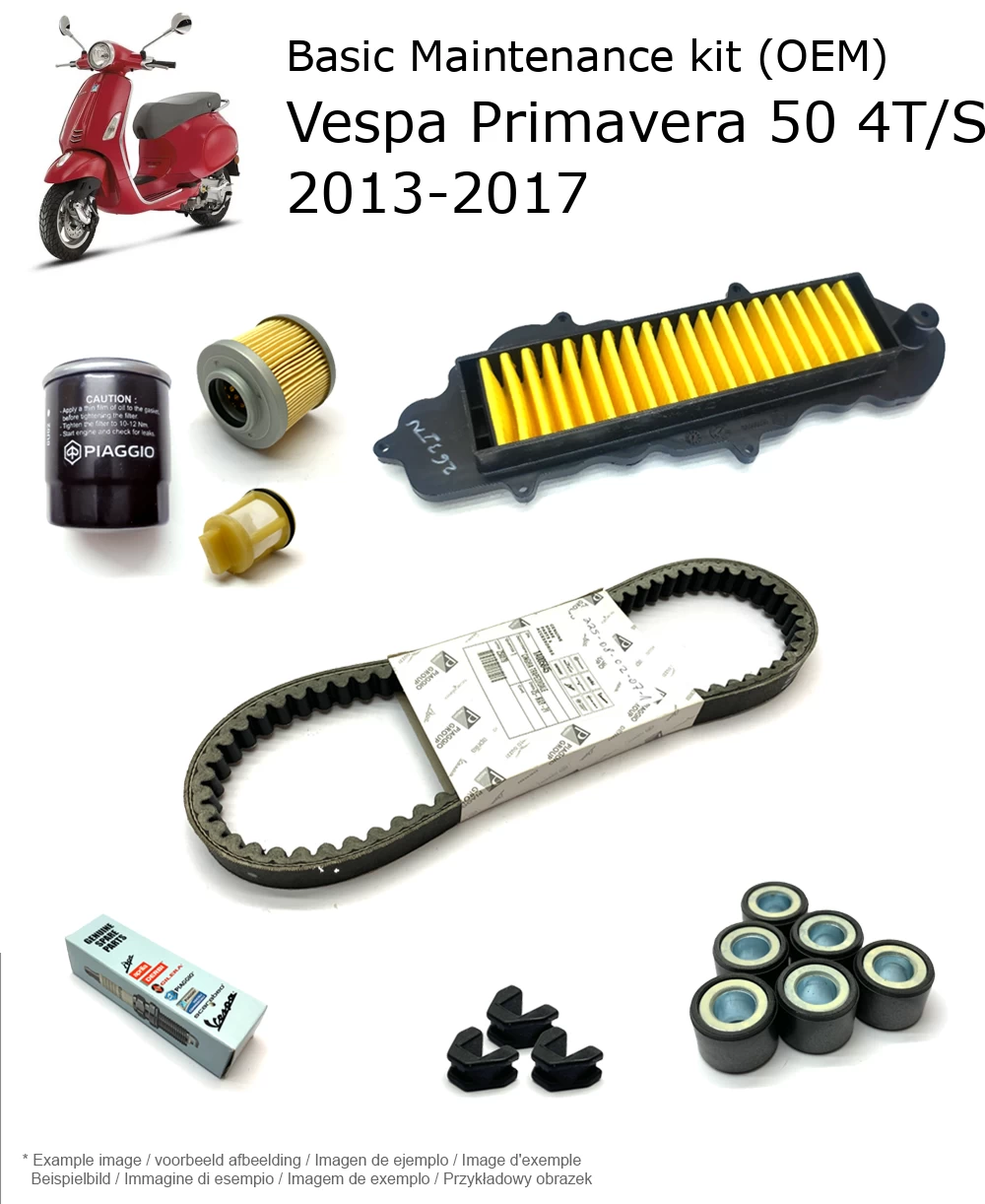 Wartungskit (OEM) Vespa Primavera 50 4T/Sprint 50 4T 2013-2017