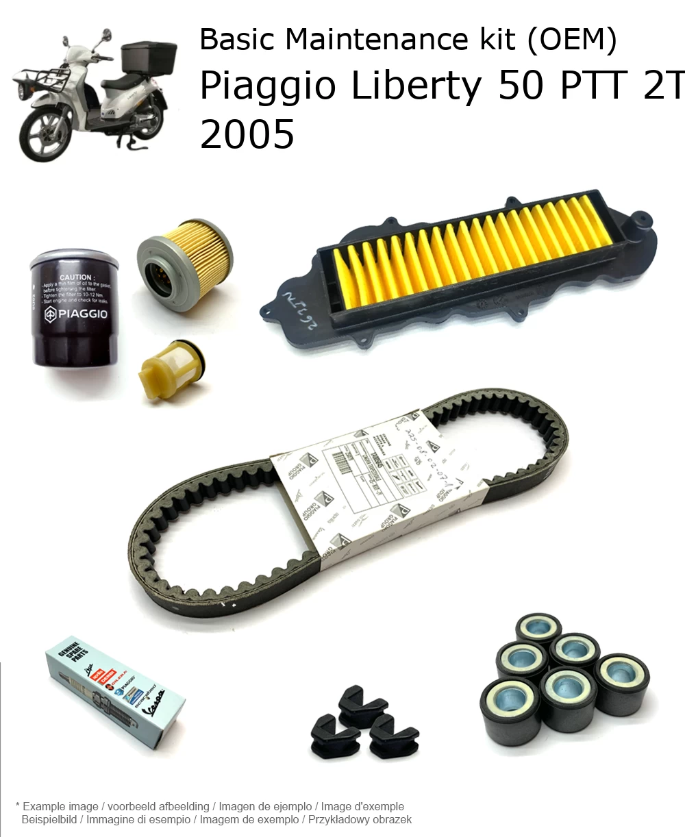Wartungskit (OEM) Piaggio Liberty 50 PTT 2T 2005