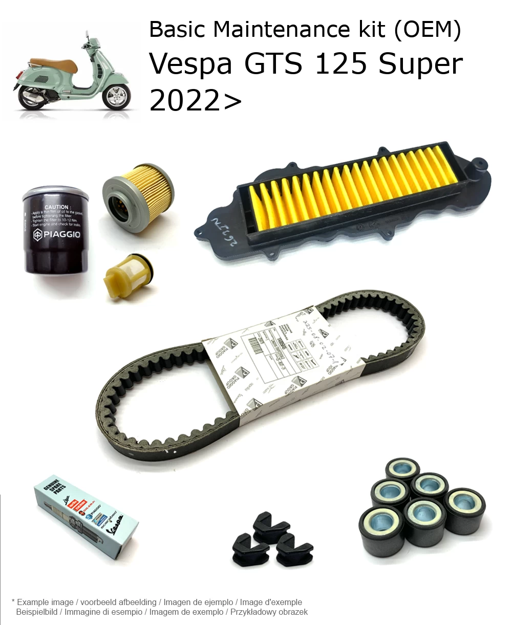 Wartungskit (OEM) Vespa GTS 125 Super 2022>