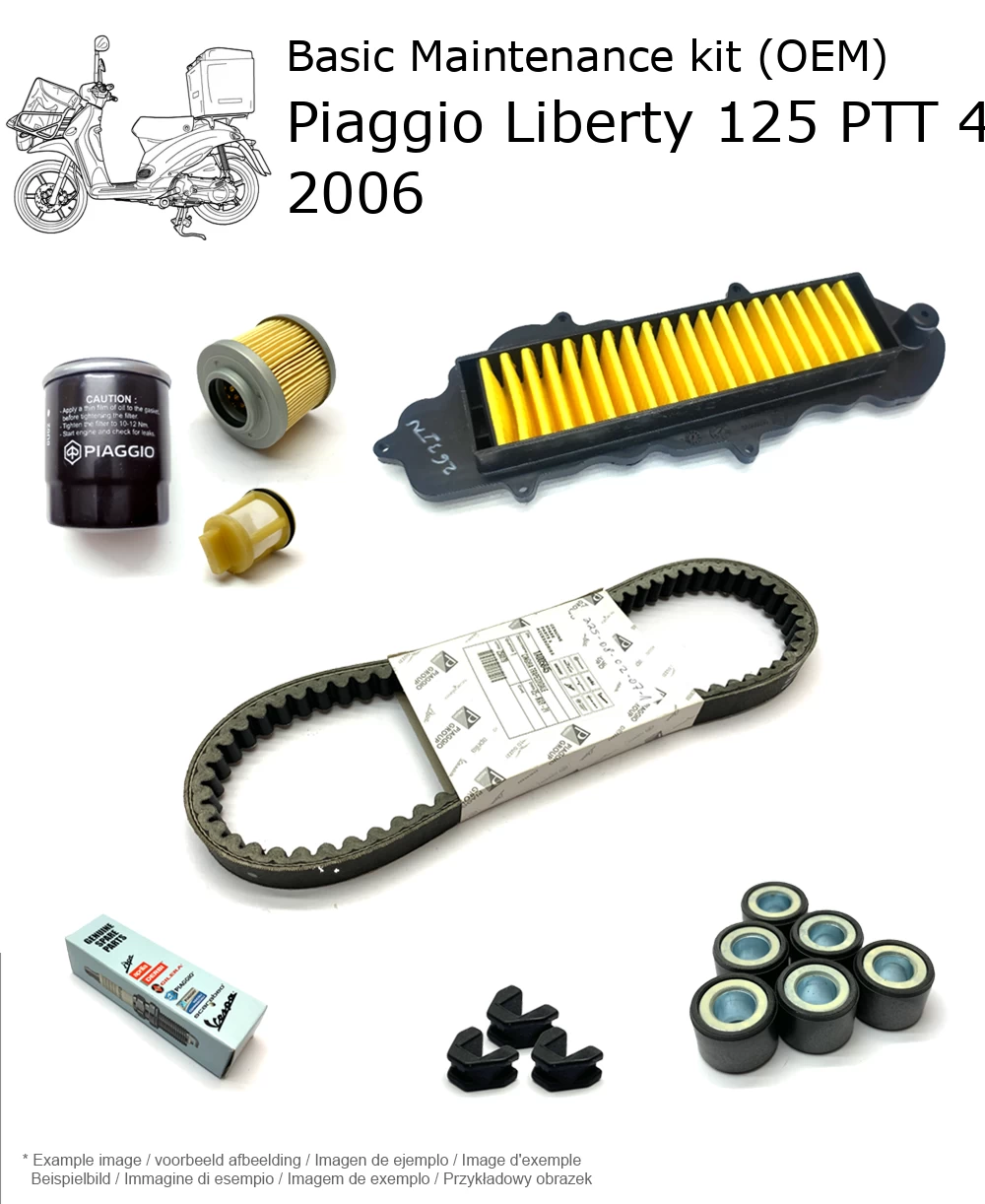 Wartungskit (OEM) Piaggio Liberty 125 PTT 4T AC 2006