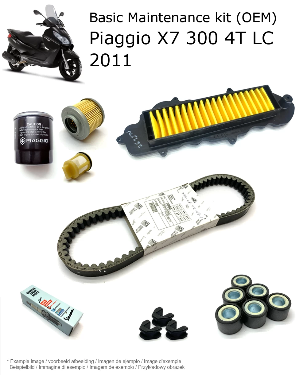 Wartungskit (OEM) Piaggio X7 300 4T LC 2011