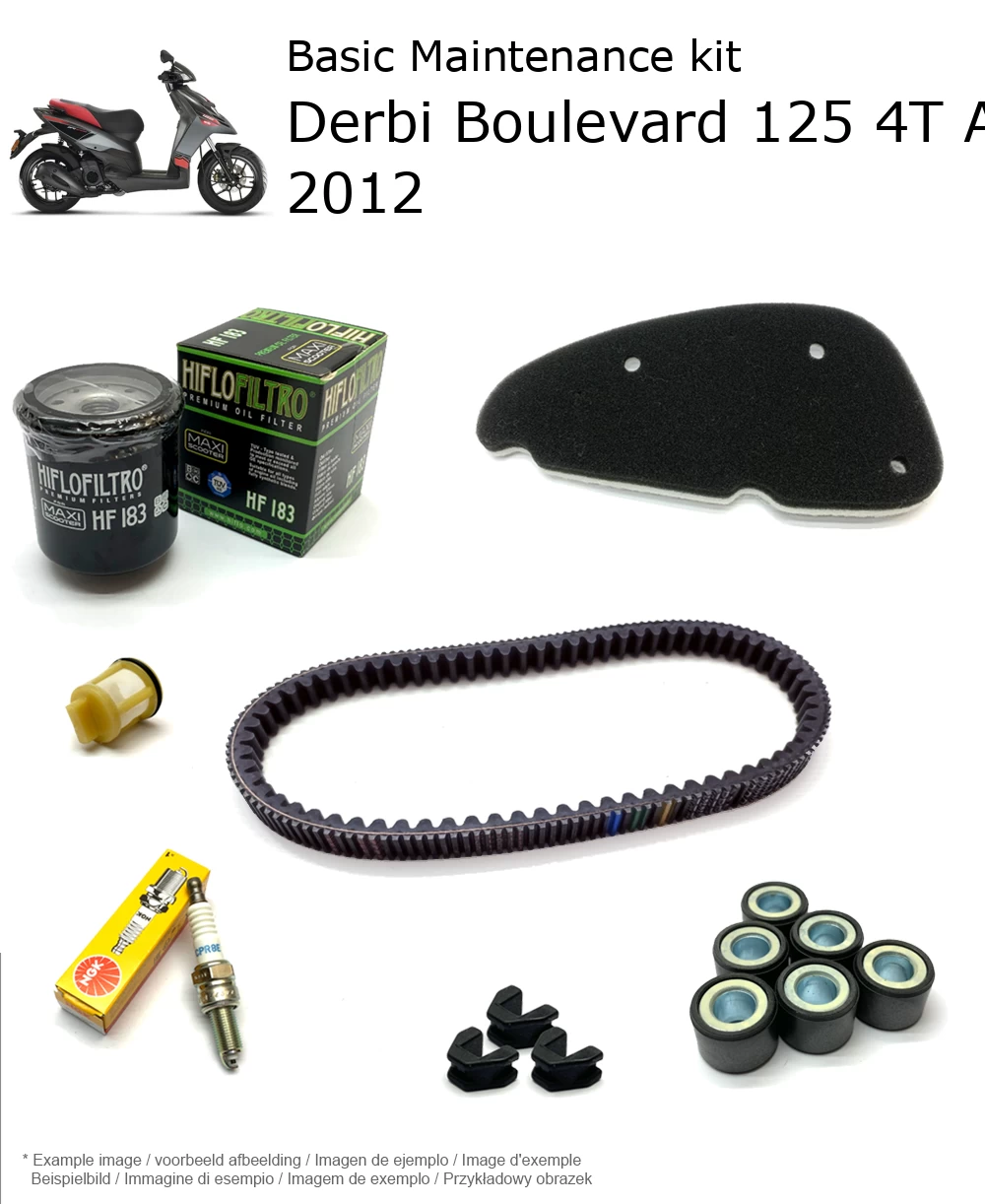 Wartungskit Derbi Boulevard 125 4T AC 2012