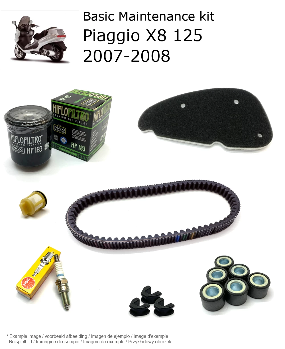 Kit d'entretien Piaggio X8 125 2007-2008