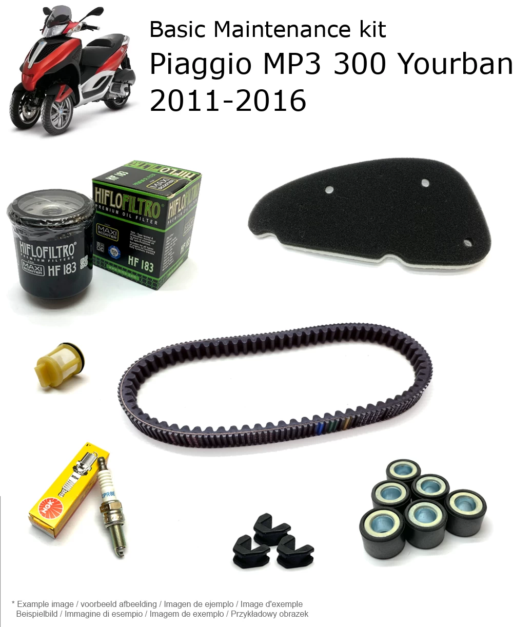 Wartungskit Piaggio MP3 300 Yourban 2011-2016