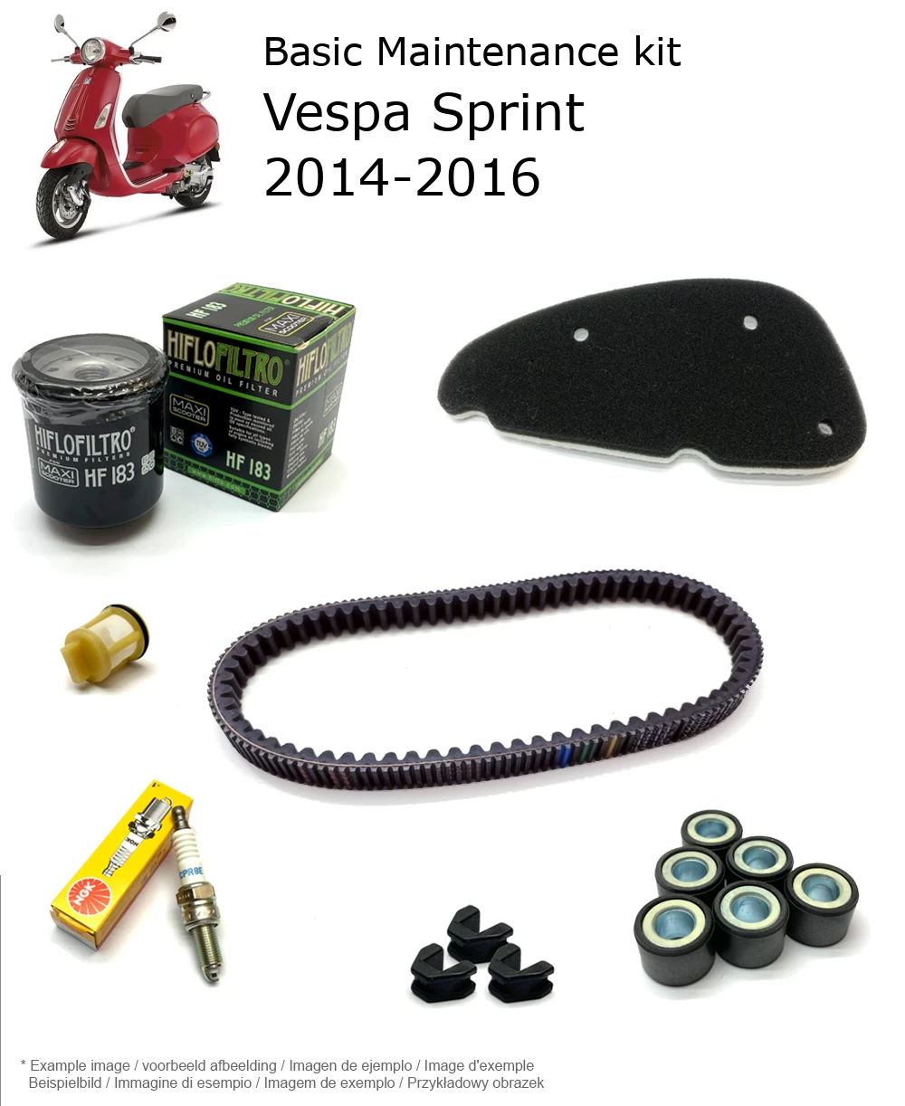 Kit d'entretien Vespa Sprint 2014-2016