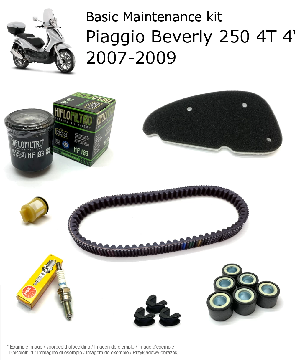 Wartungskit Piaggio Beverly 250 4T 4V 2007-2009
